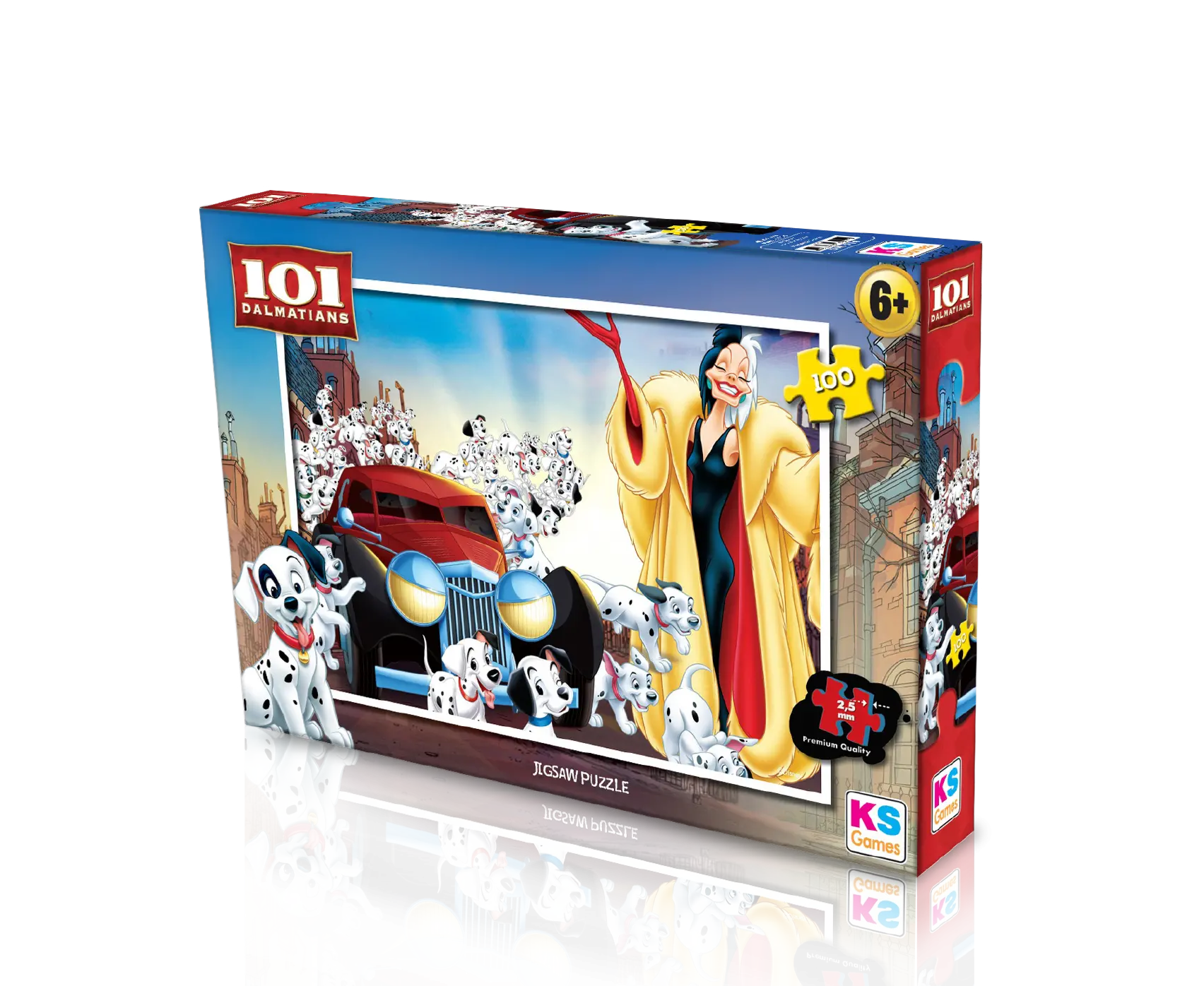 101 Dalmatian 100 Parça Puzzle