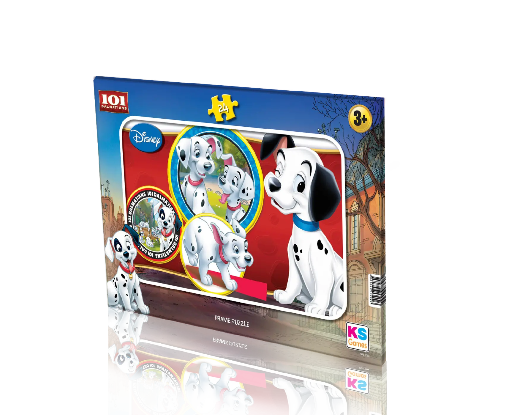 101 Dalmatian Frame Puzzle 24 Parça