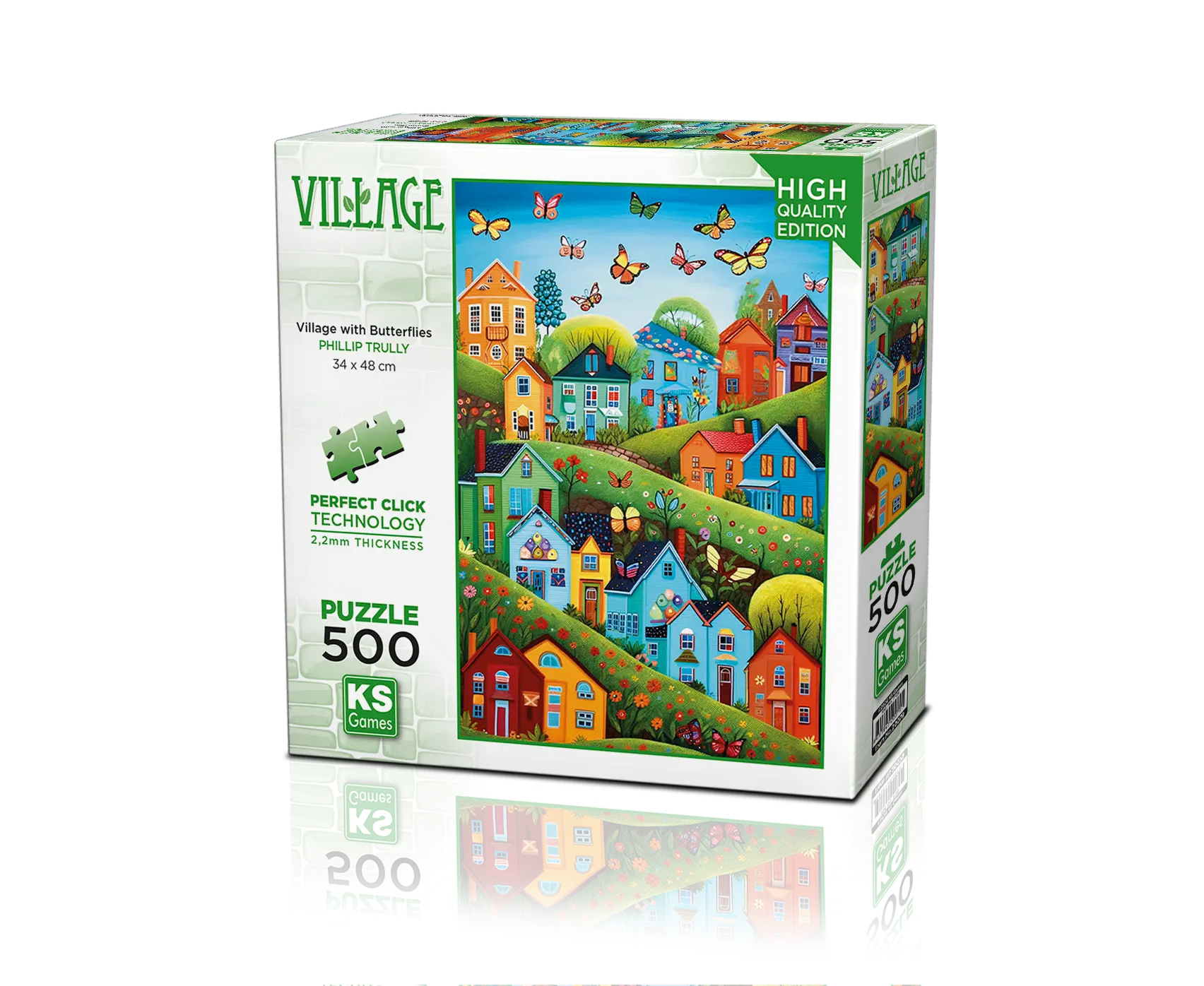 Village With Butterflies