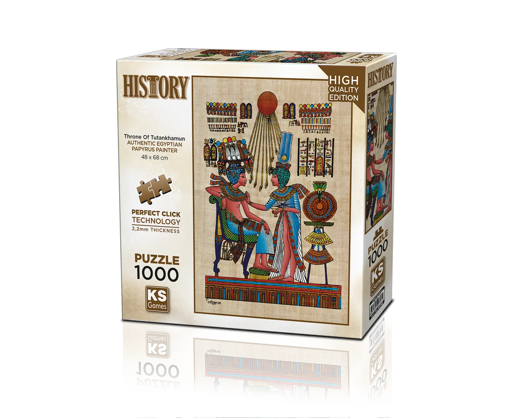 Papirus Throne of tutankhamun