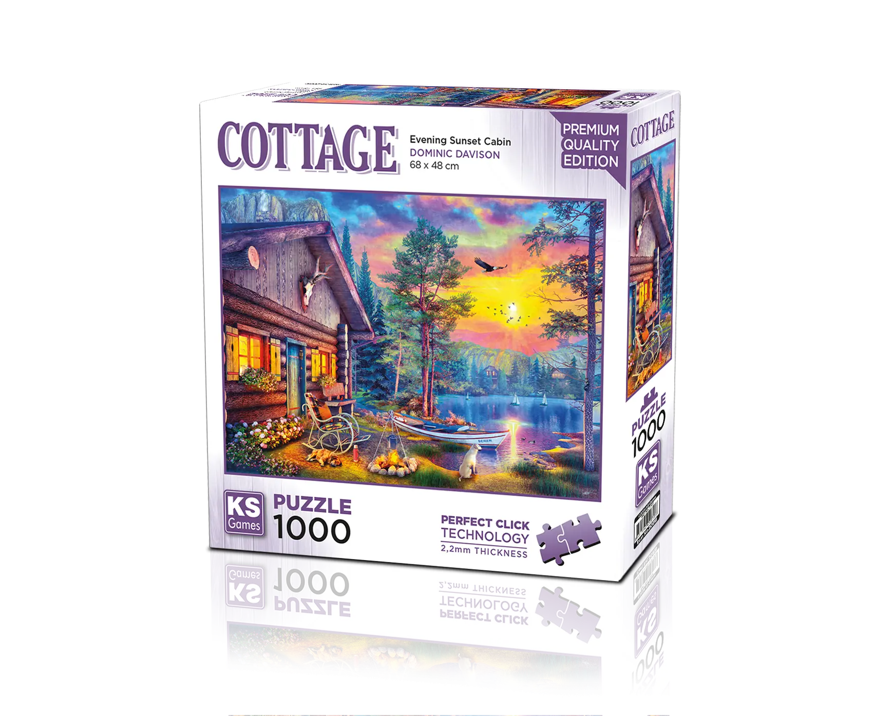 Evening Sunset Cabin
