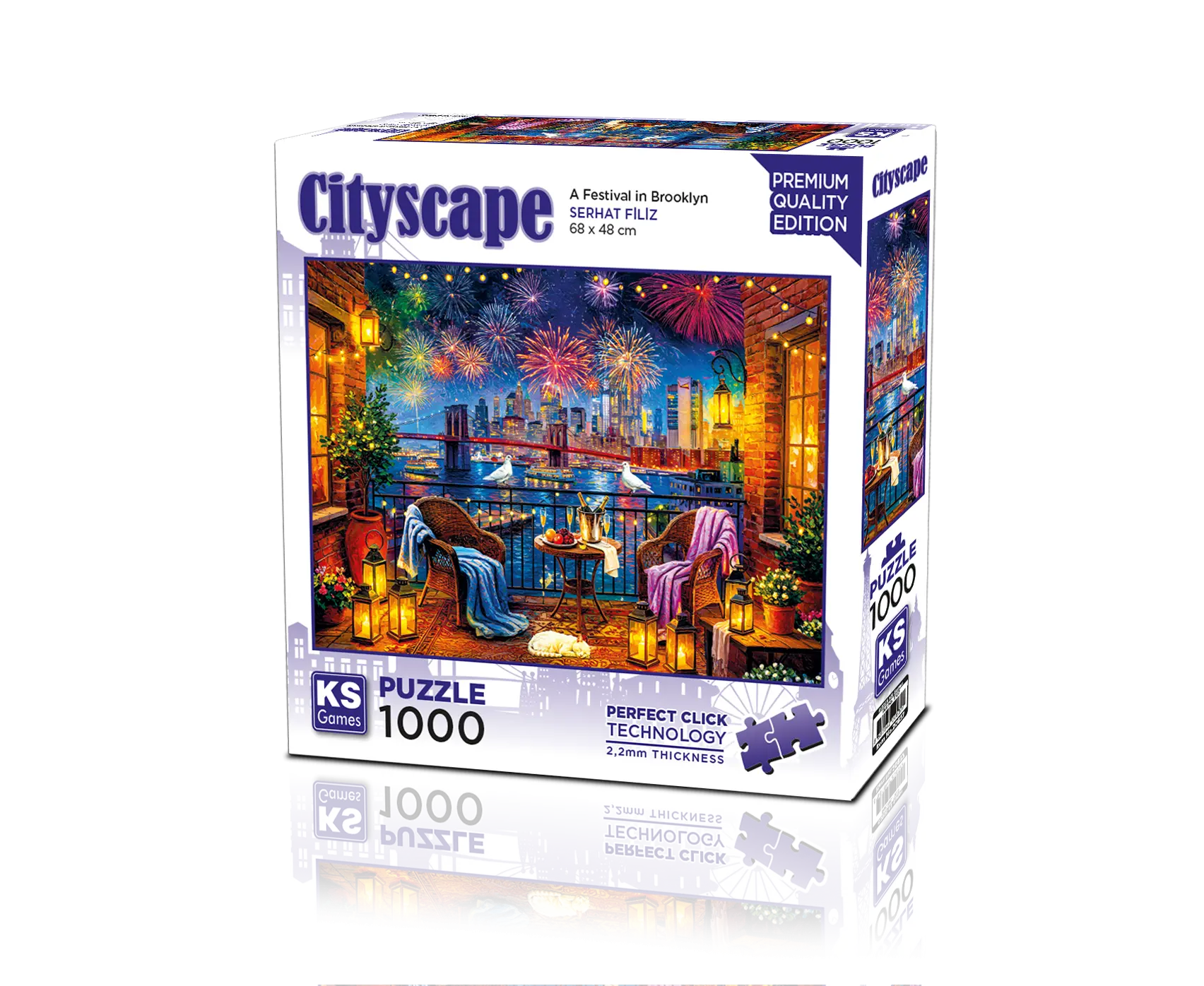 A Festival in Brooklyn 1000 Parça Puzzle