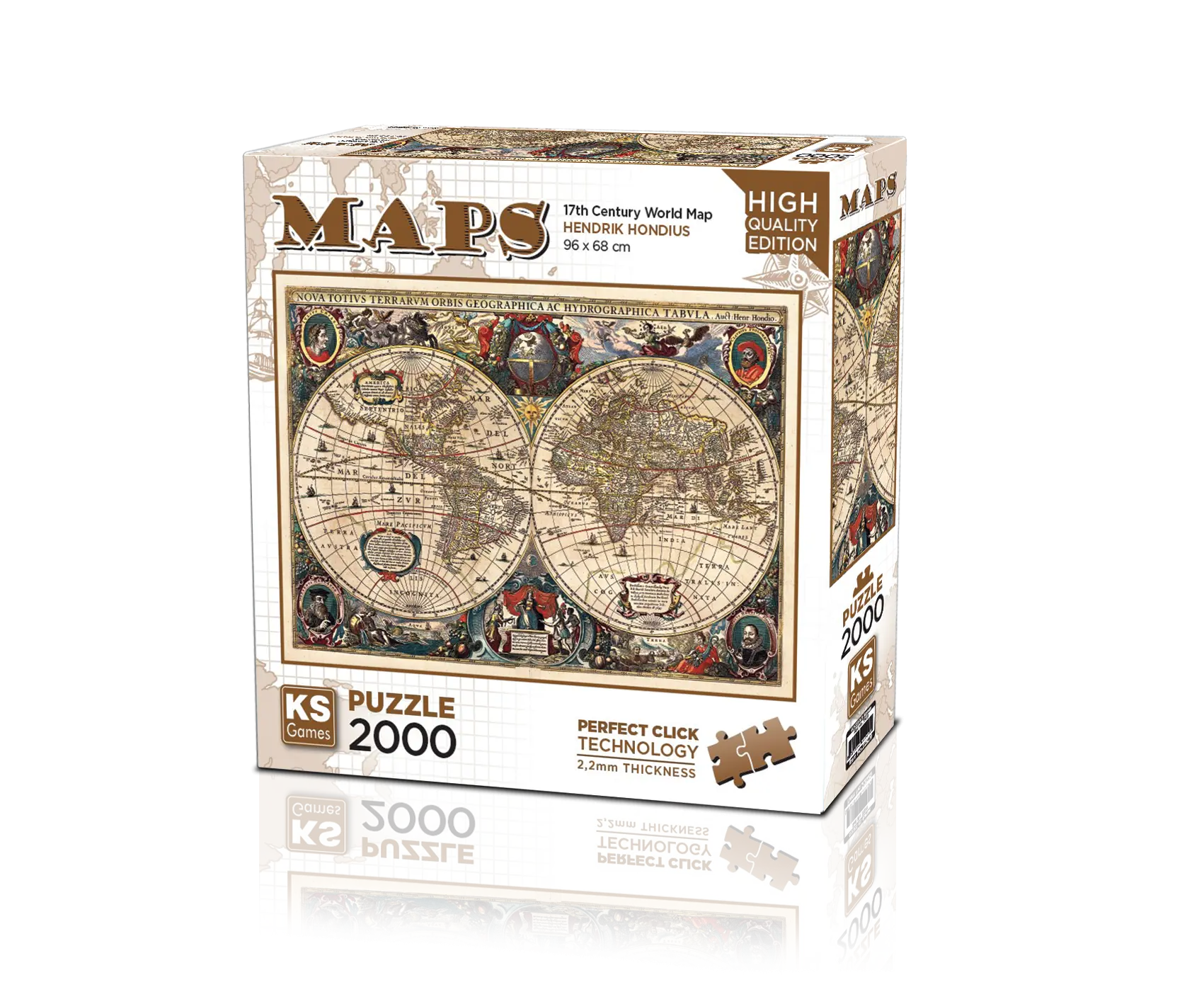 17Th Centruy World Map