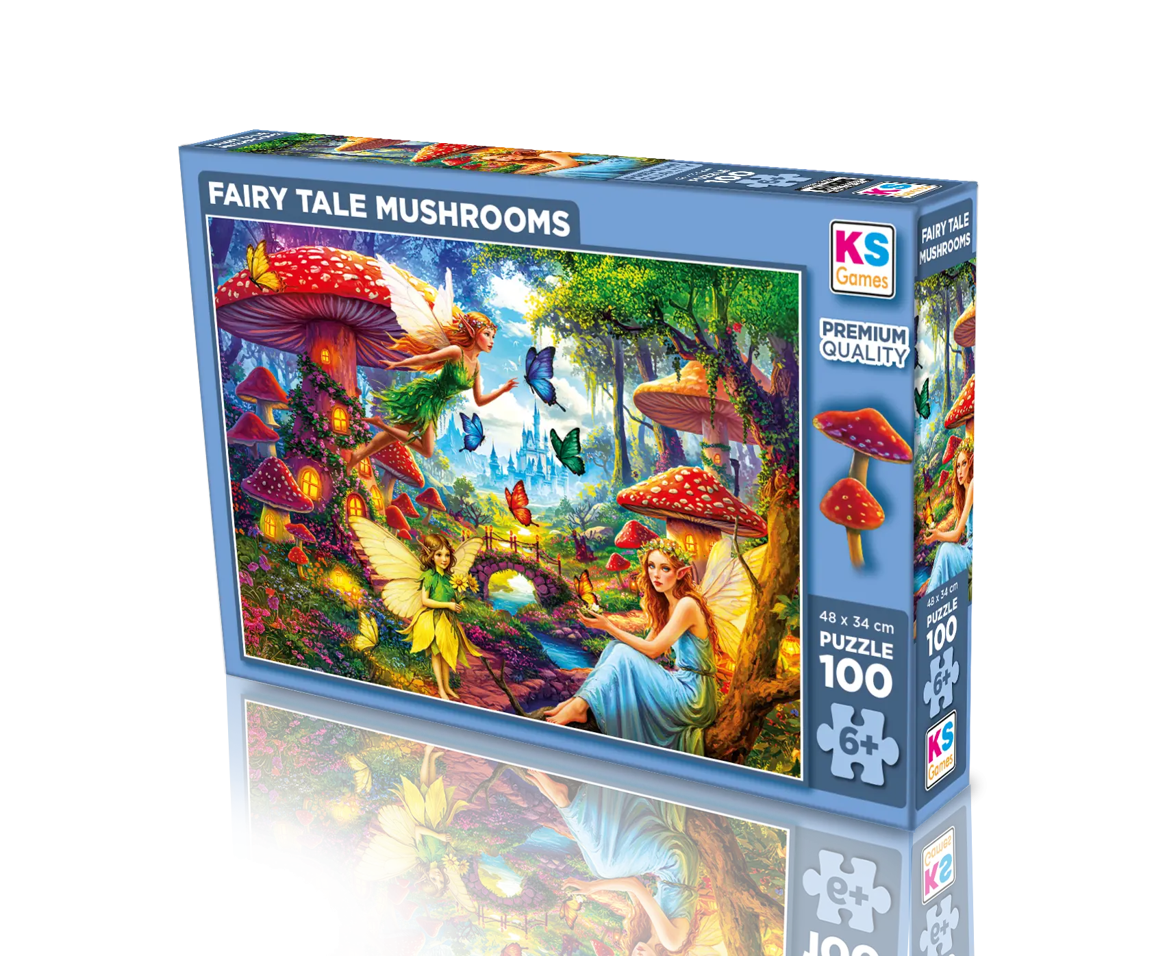 Fairy Tale Mushrooms 100 Parça