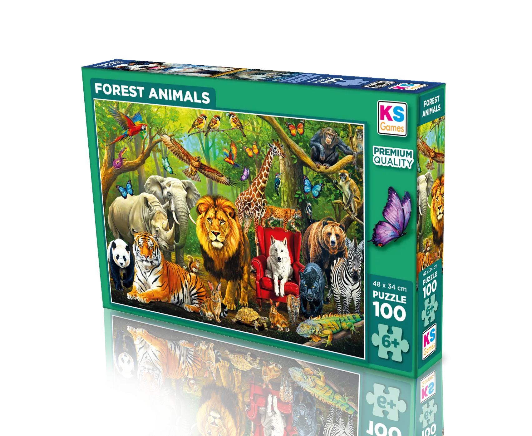 Forest Animals 100 Parça