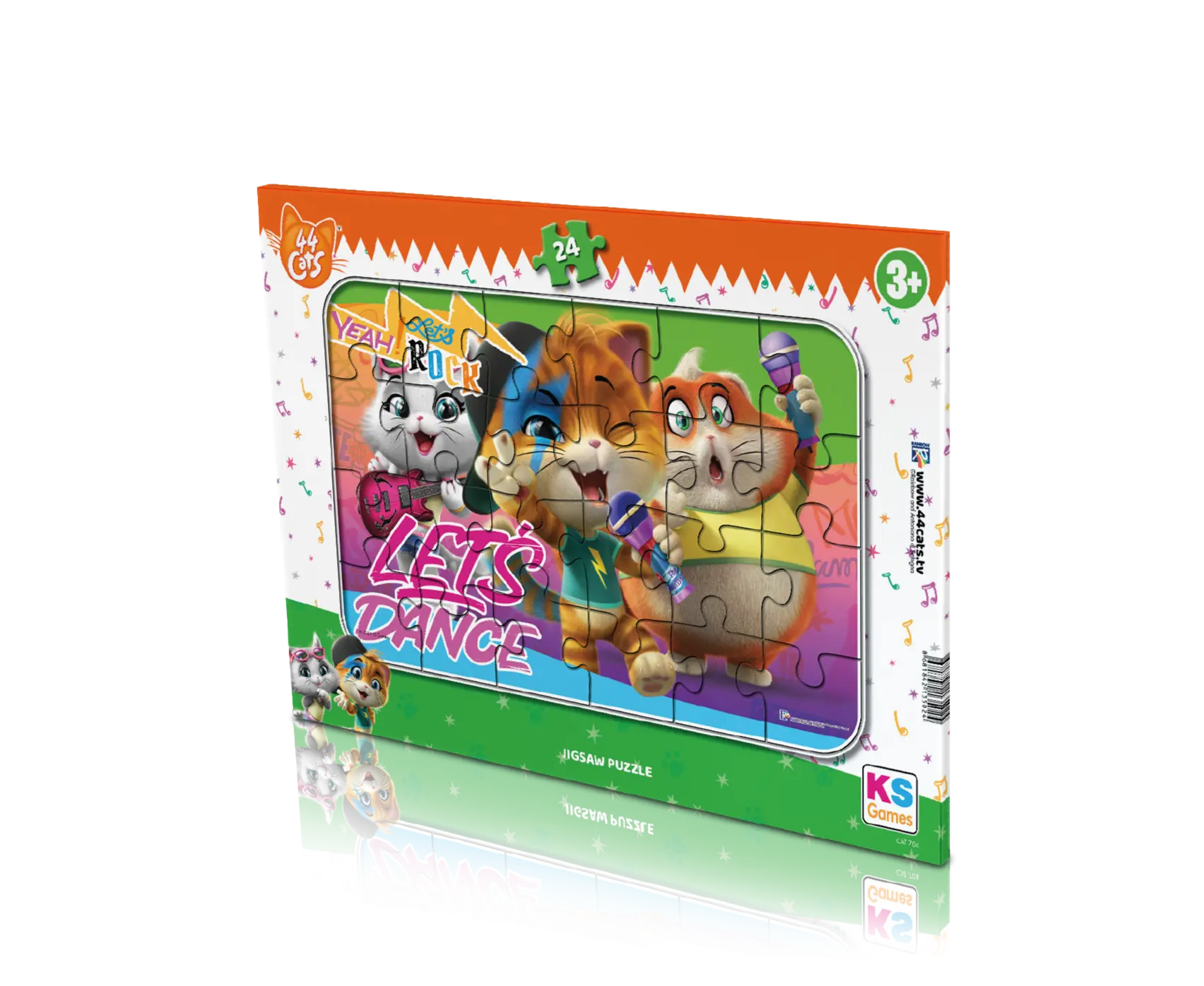 44 CAT Frame Puzzle 24 Parça