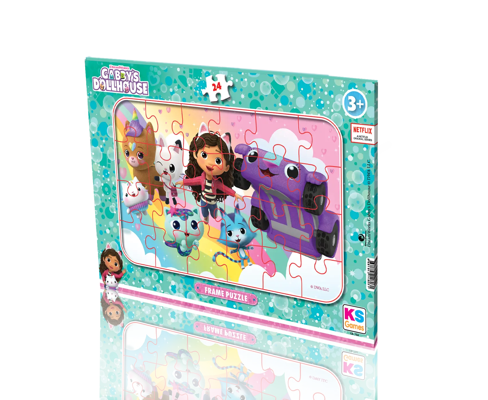 Gabby Dollhouse Frame Puzzle Model 1