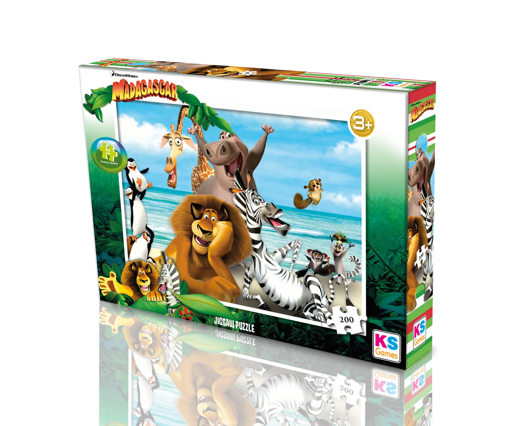 Madagascar 200 Parça Puzzle