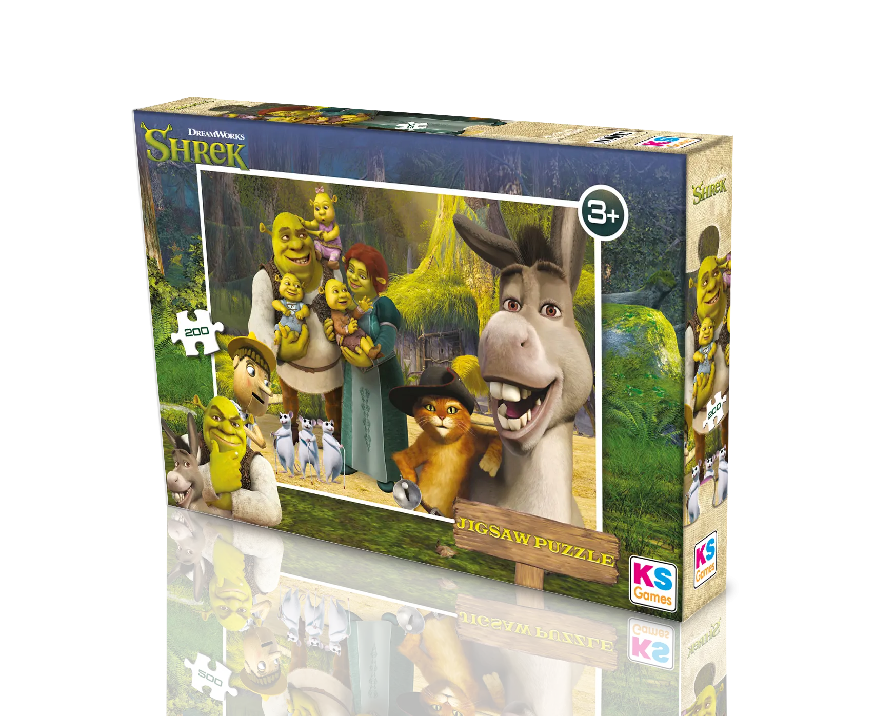 Shrek 200 Parça Puzzle