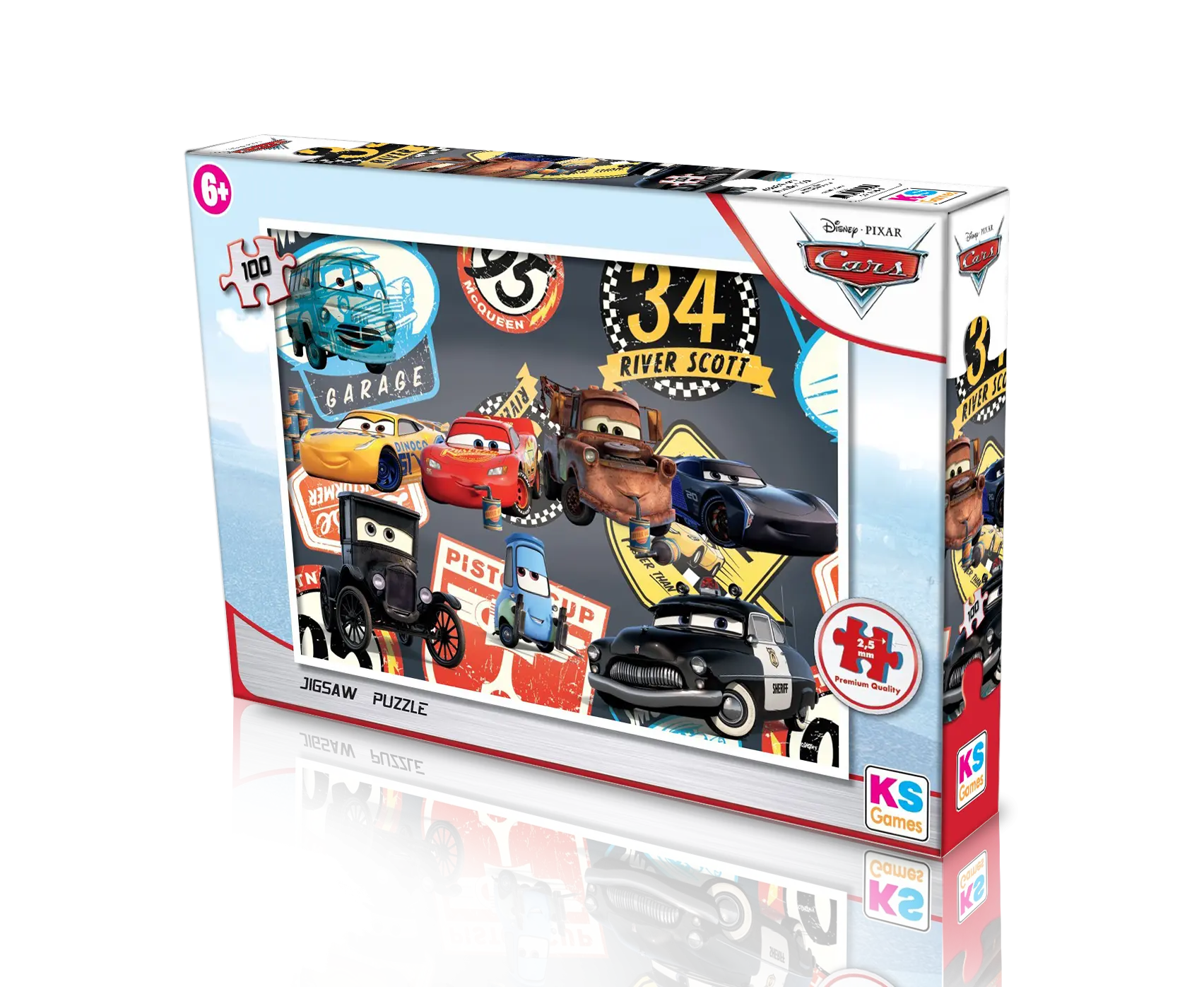 Cars 100 Parça Puzzle-1