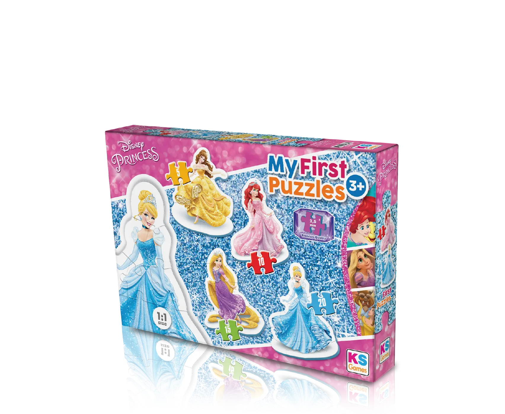 MyFirst CutOut Puzzles 4in1 Princess