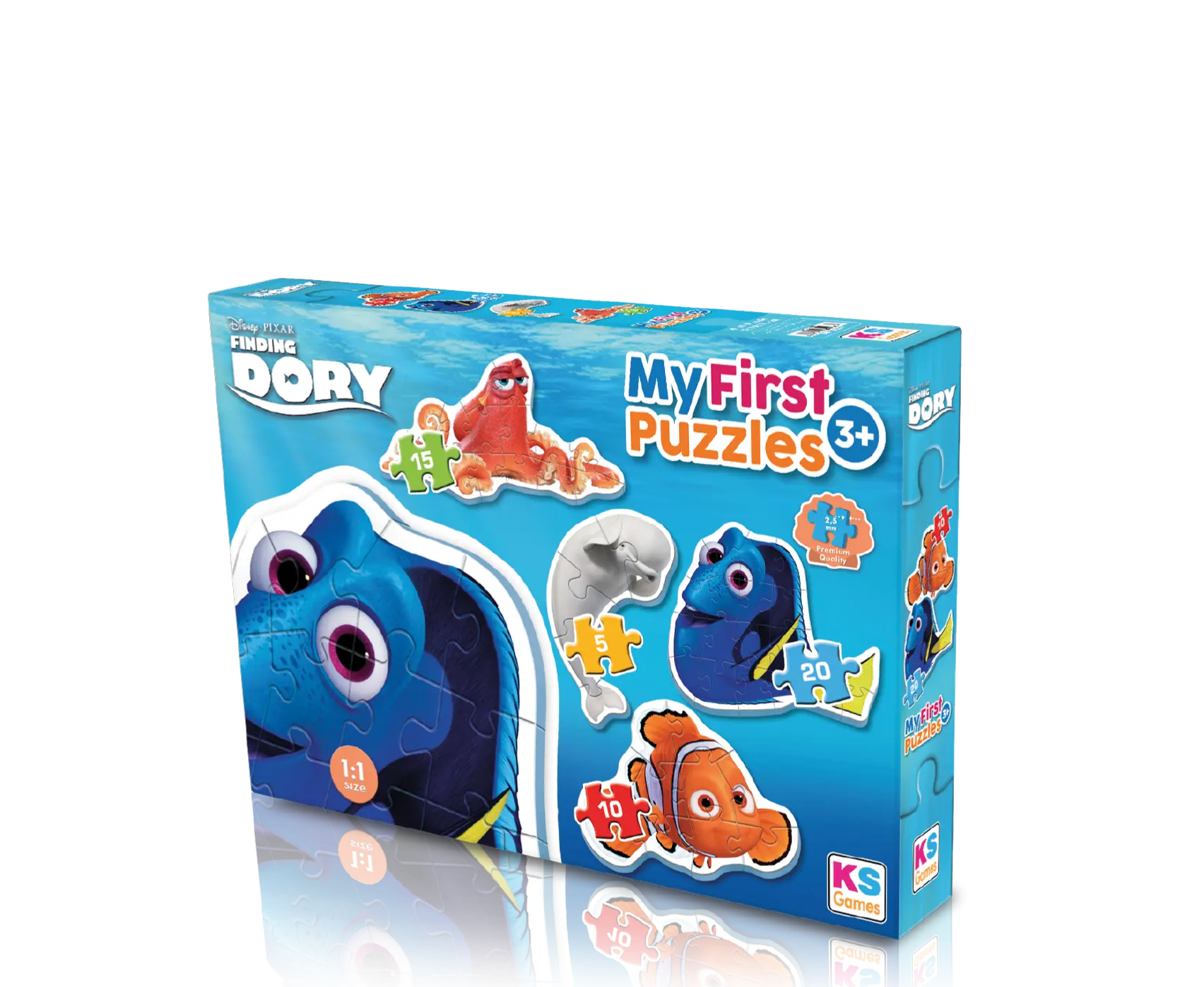 MyFirst CutOut Puzzles 4in1 Dory