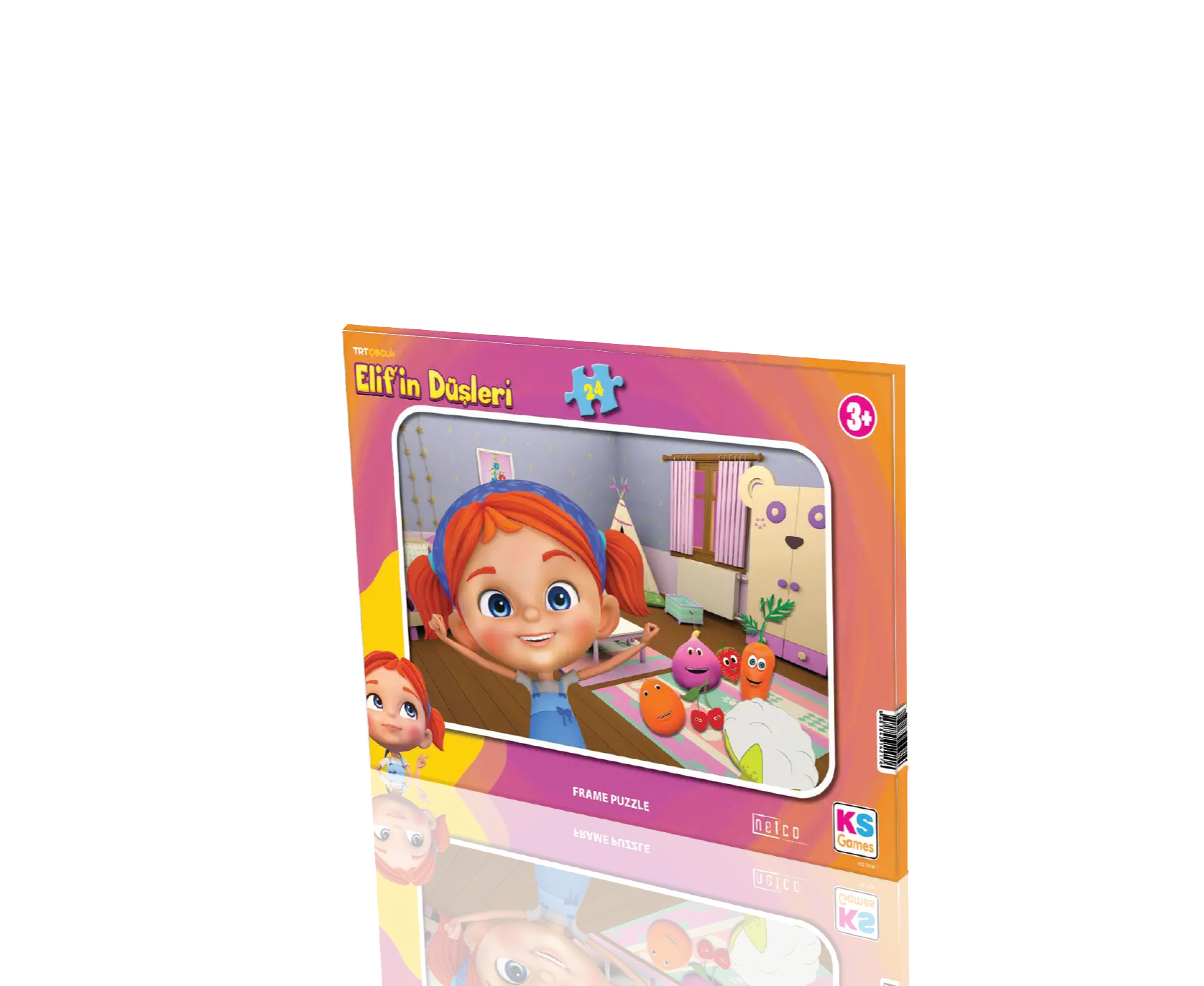 Elifin Düşleri Frame Puzzle 24 Parça-1