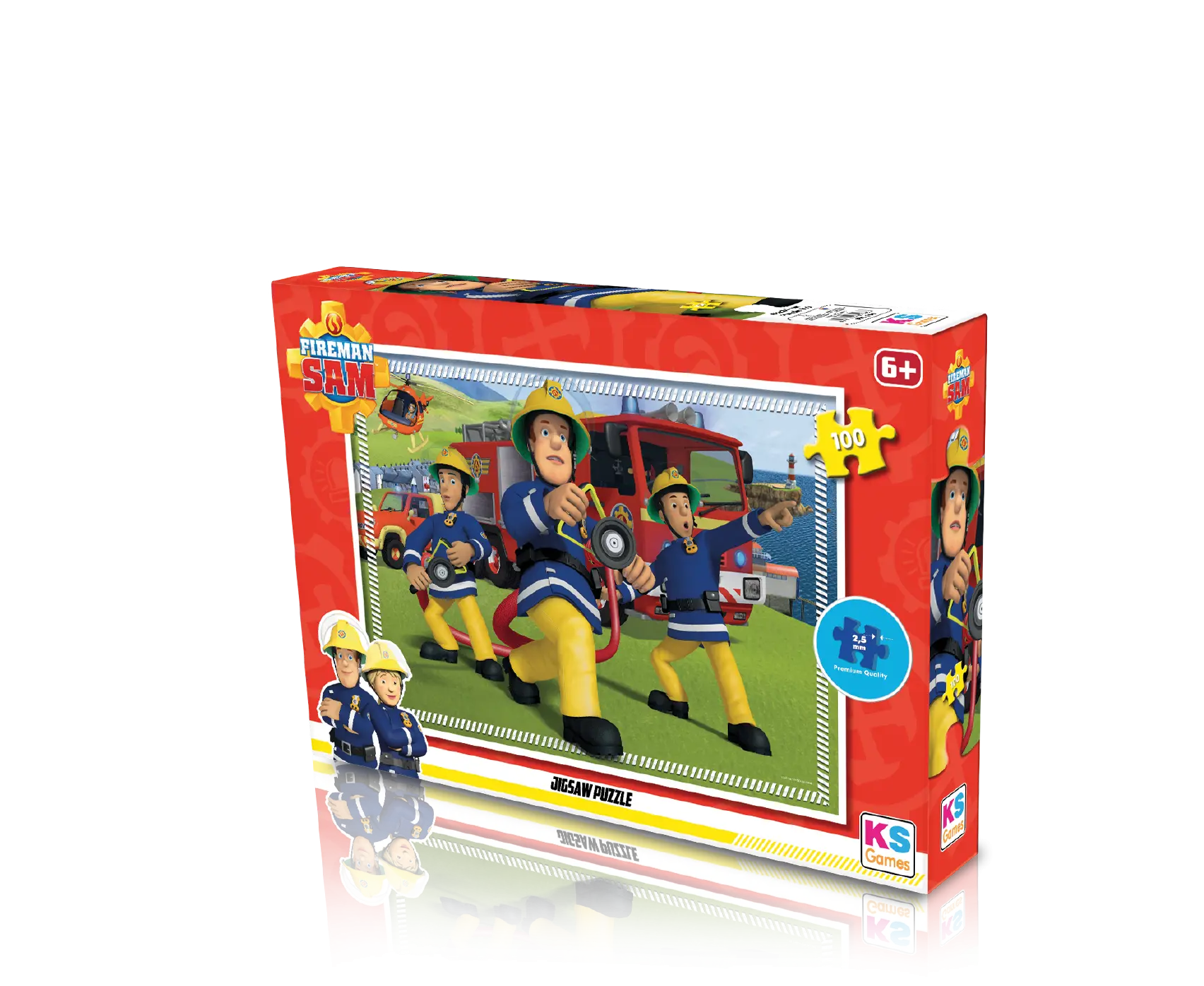Fireman Sam 100 Parça Puzzle