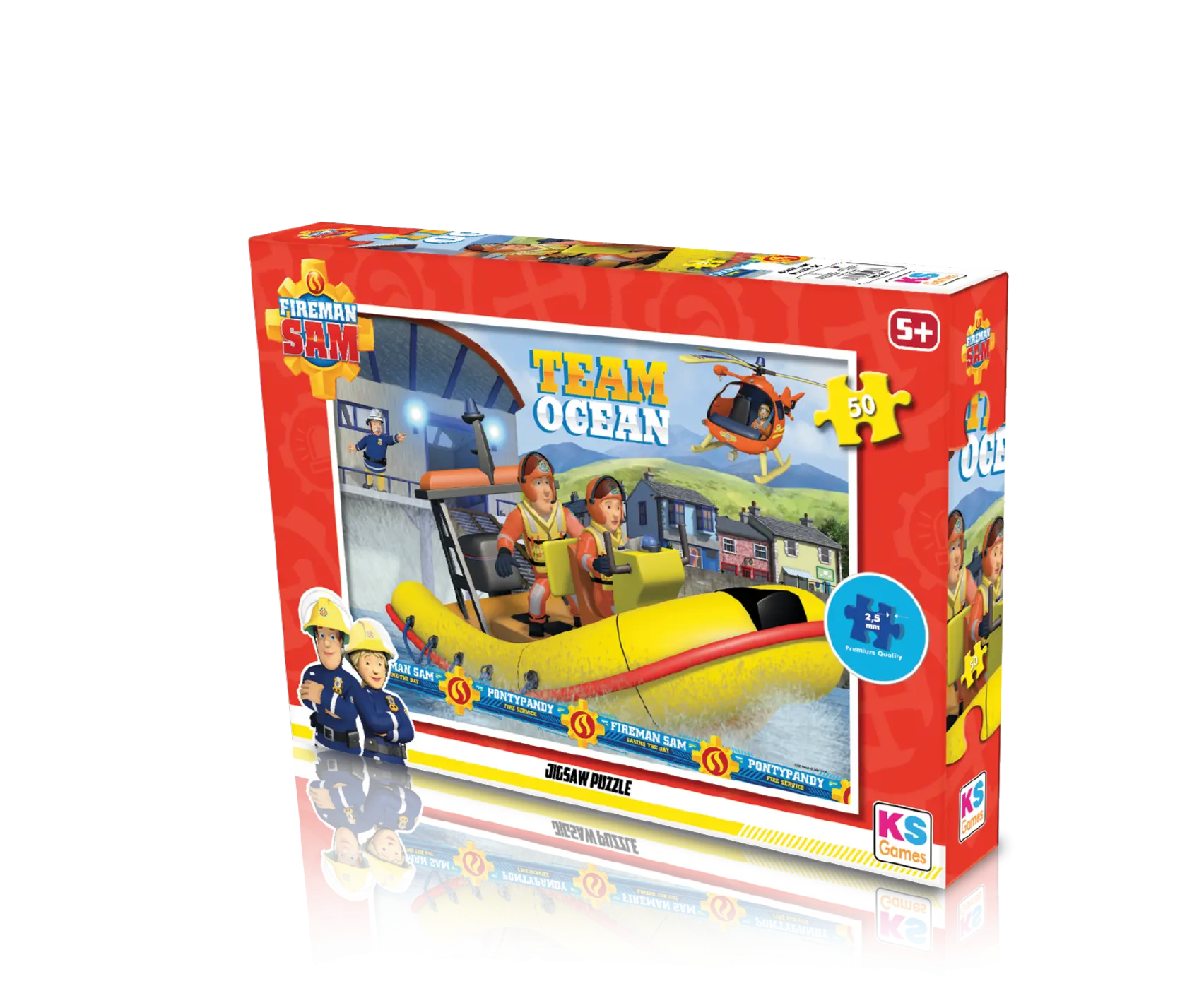 Fireman Sam 50 Parça Puzzle