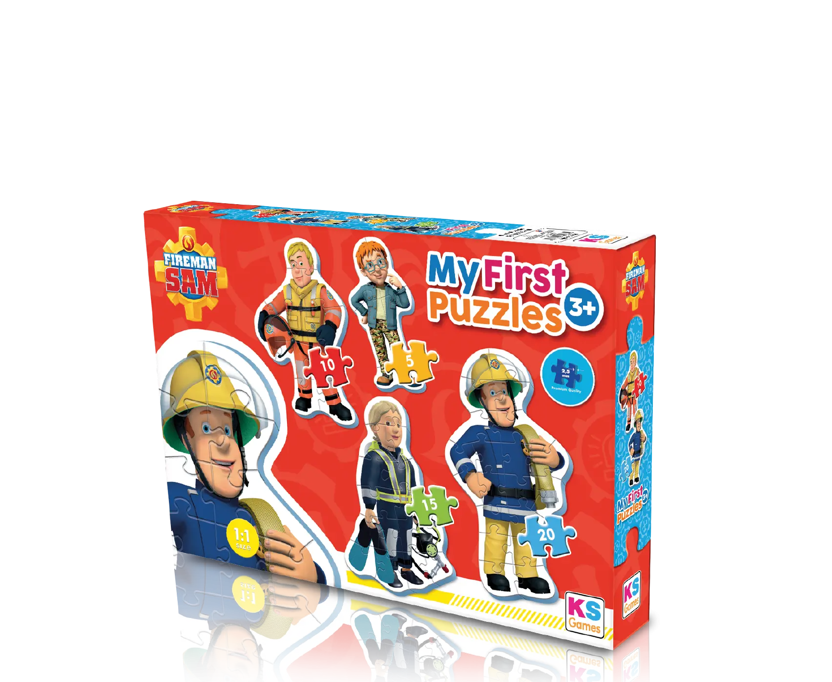 MyFirst CutOut Puzzles 4in1 Fireman Sam