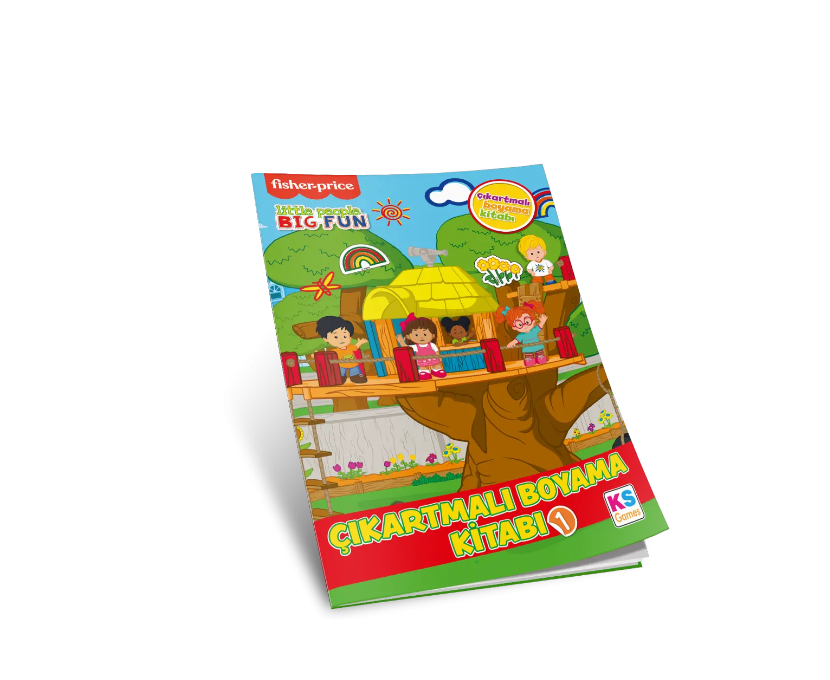 Lıttle People Colorıng Stıcker Book 1
