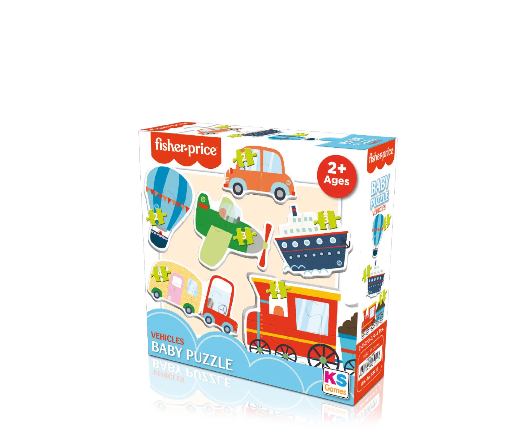 Baby Puzzle Vehıcles 6in1 - 4/6/8/10