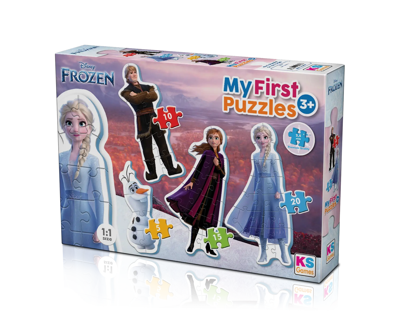 MyFirst CutOut Puzzles 4in1 Frozen
