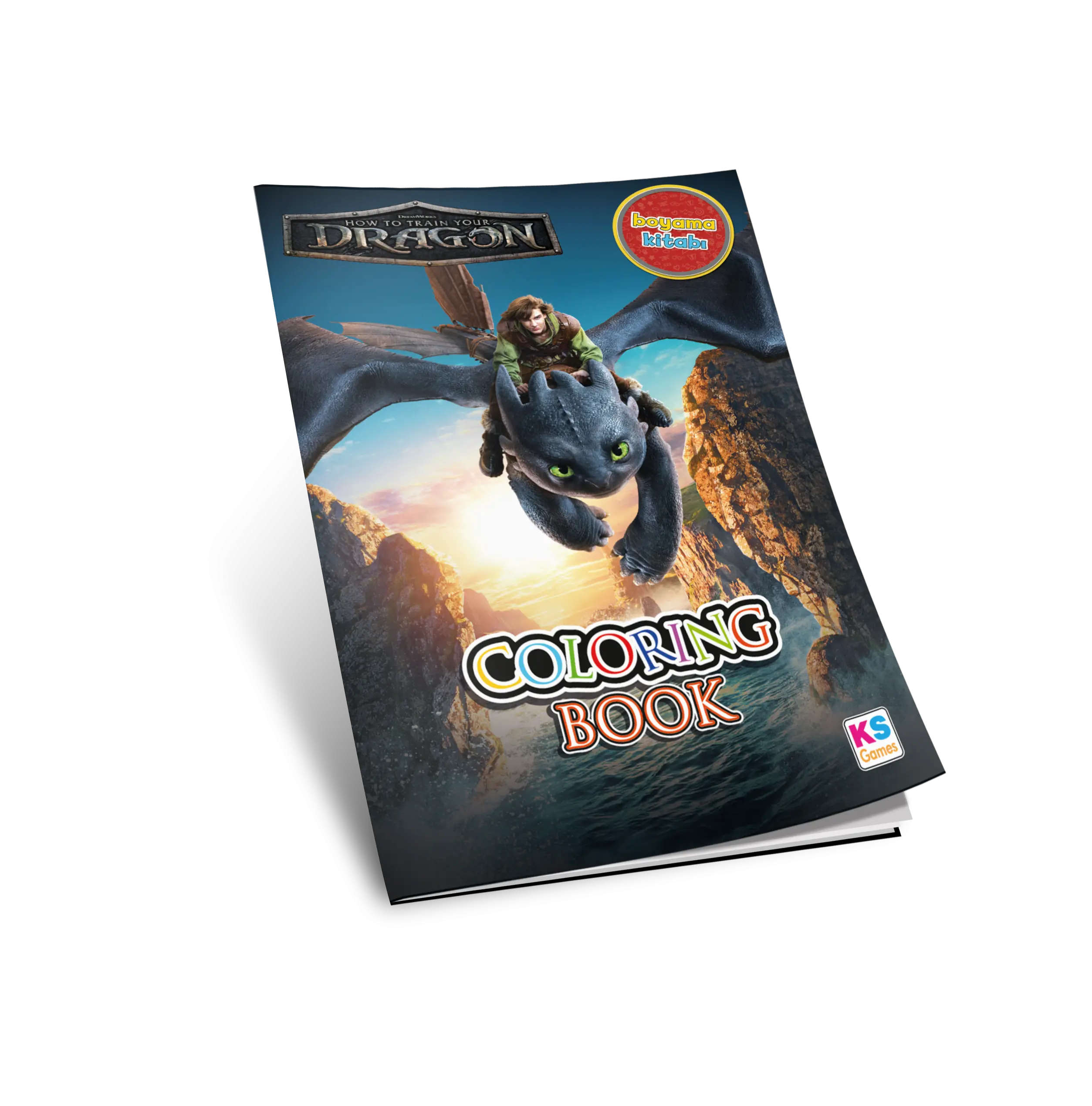 How To Train Your Dragon Boyama Kitabı