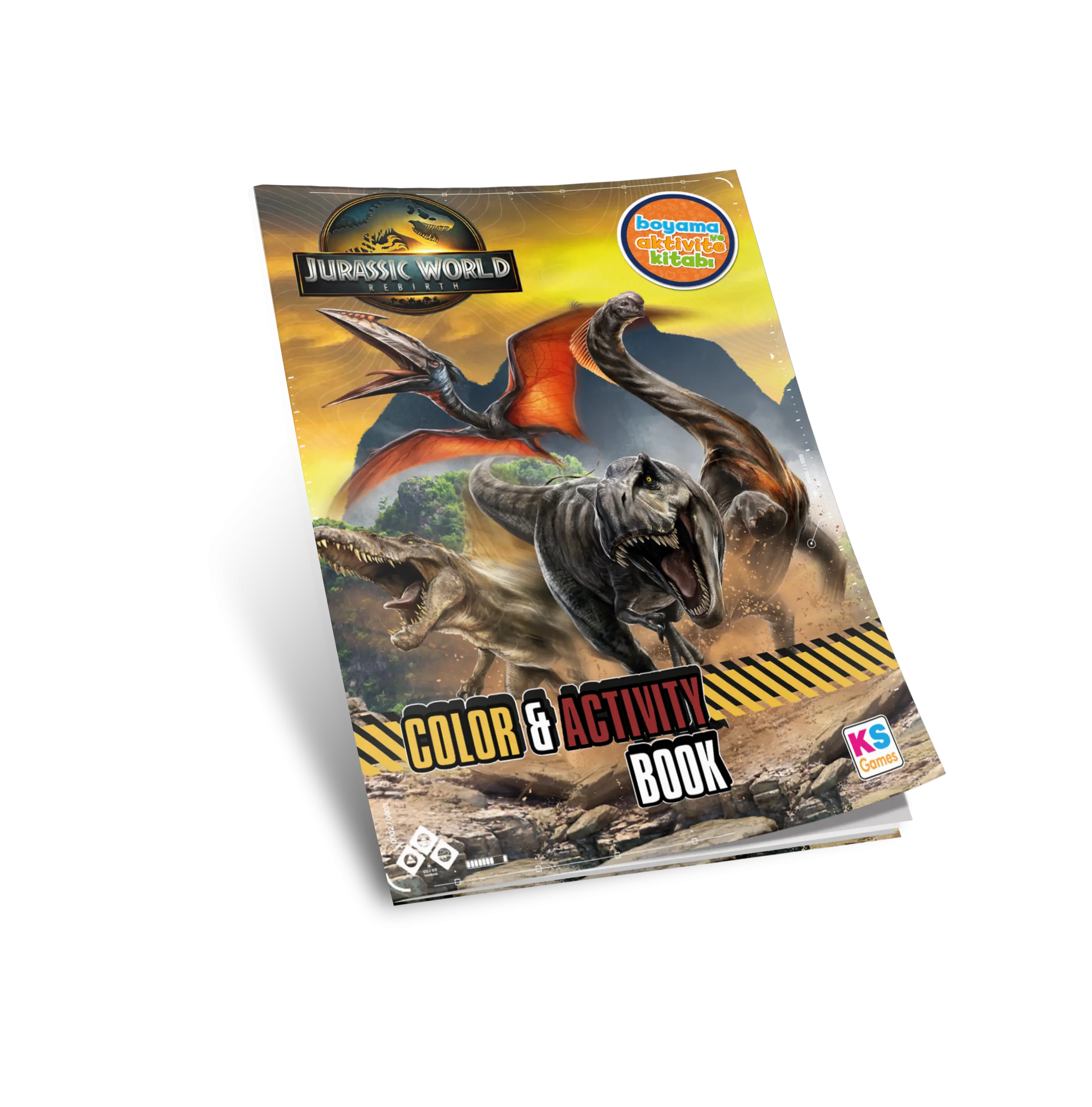 Jurassic World Aktiviteli Boyama Kitabı