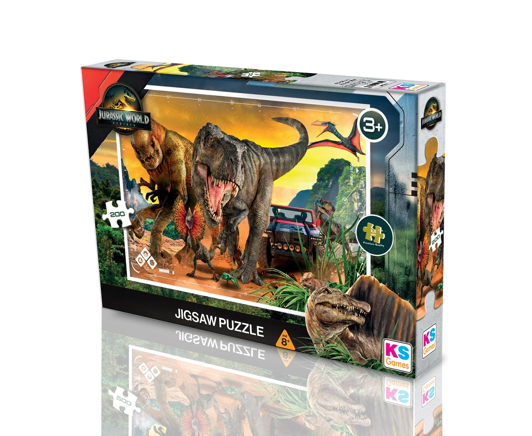 Jurrasic World 200 Parça Puzzle