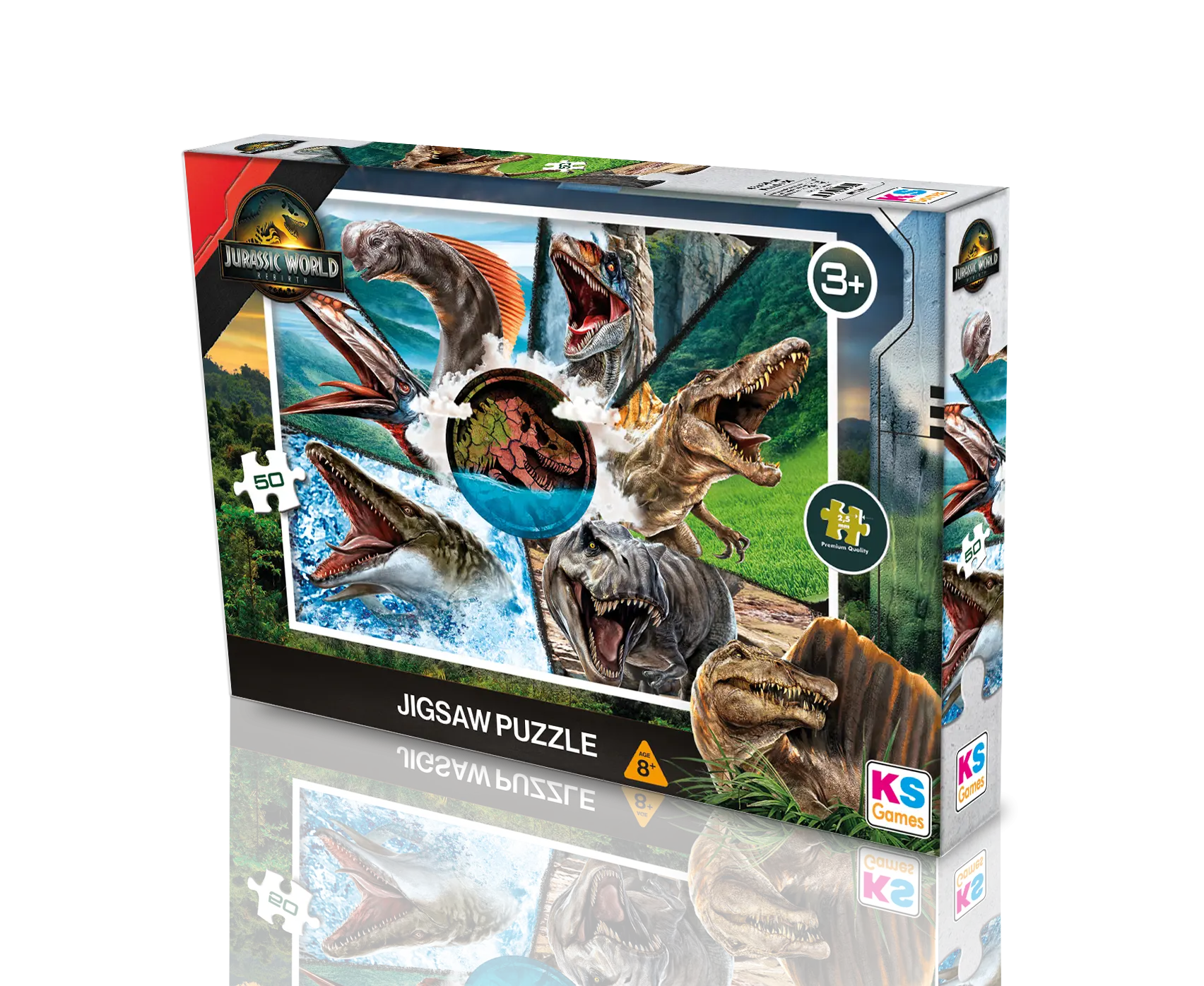 Jurrasic World 50 Parça Puzzle
