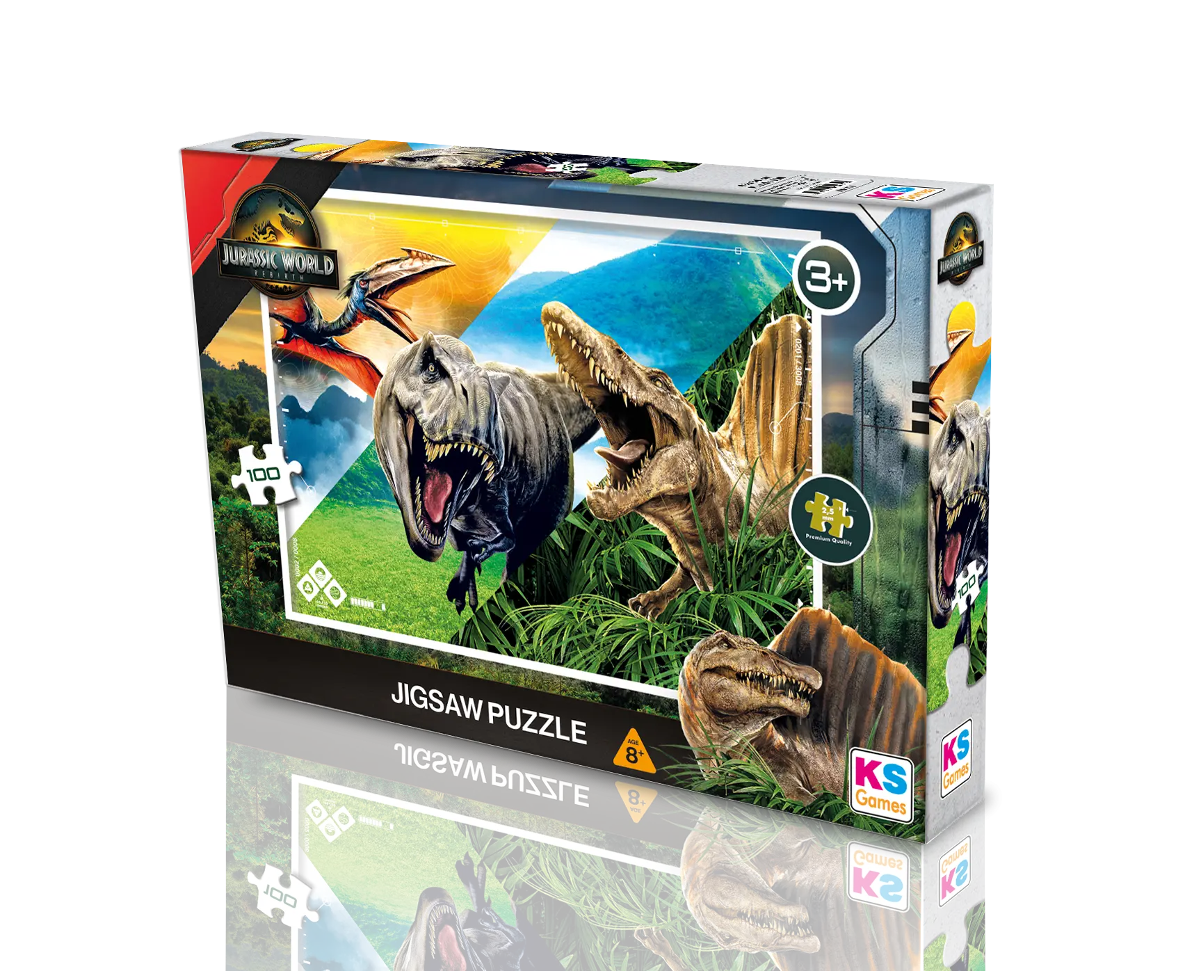 Jurrasic World 100 Parça Puzzle