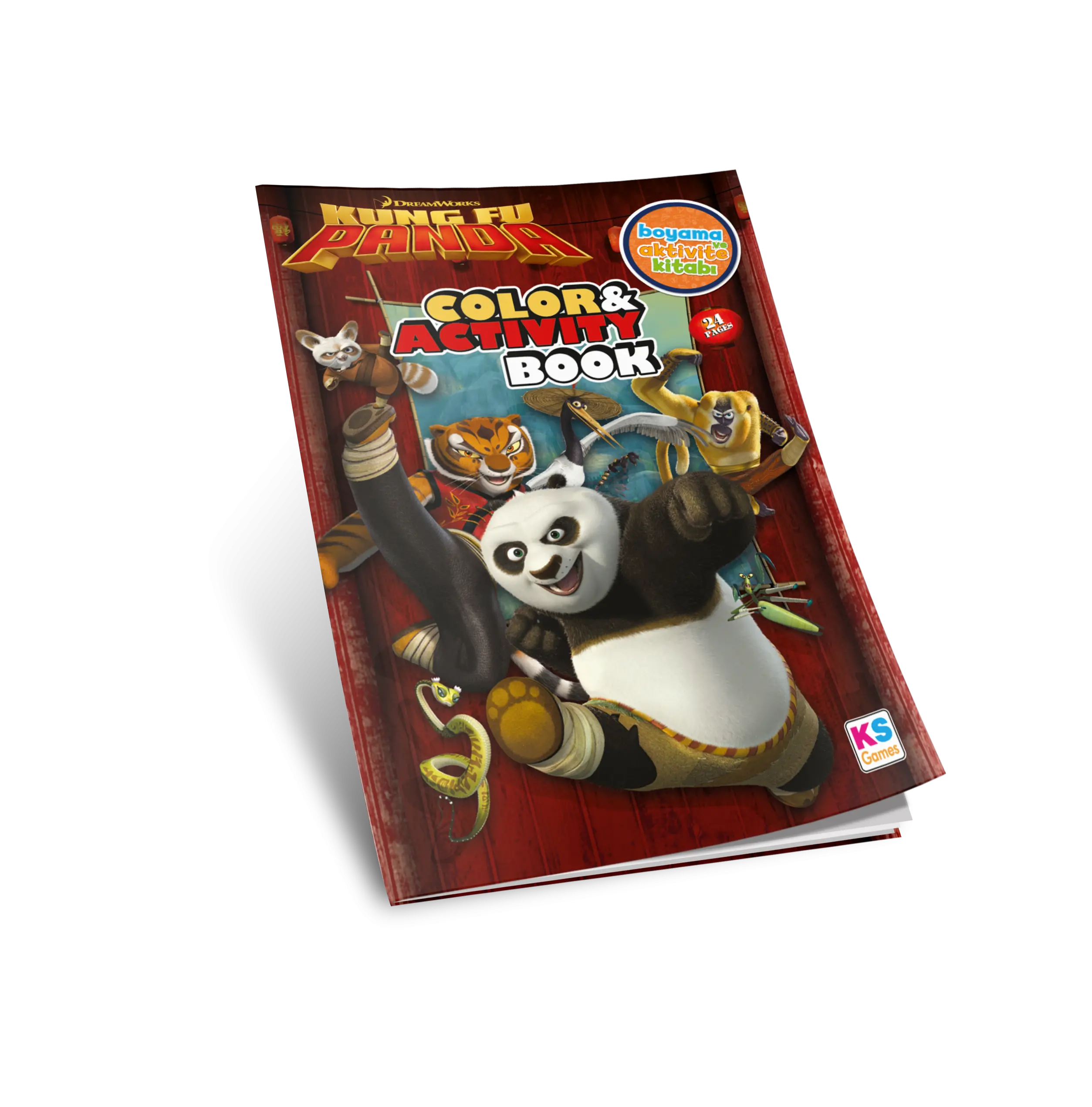 Kung Fu Panda Aktiviteli Boyama Kitabı