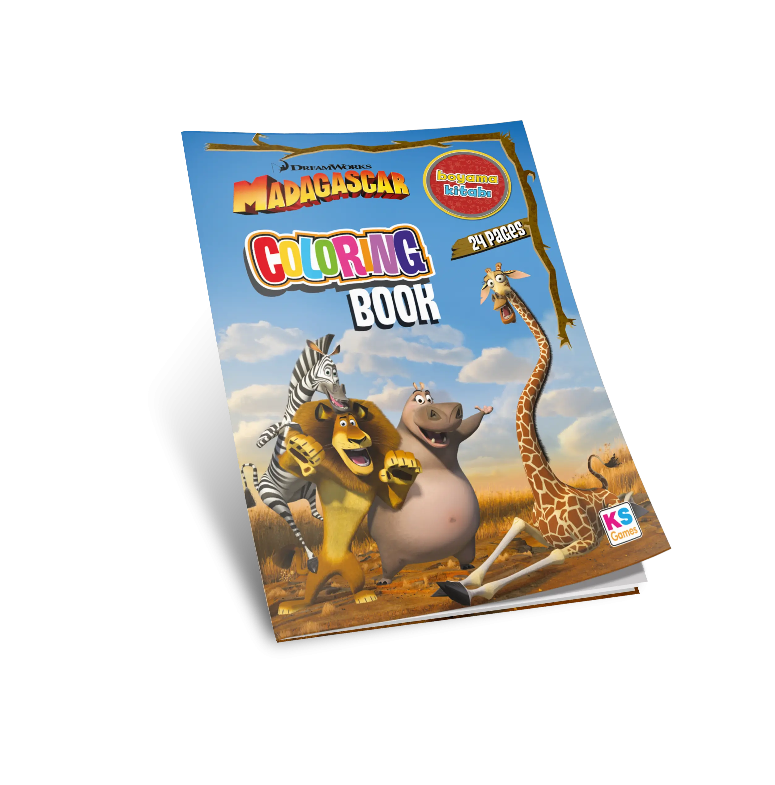 Madagascar Boyama Kitabı