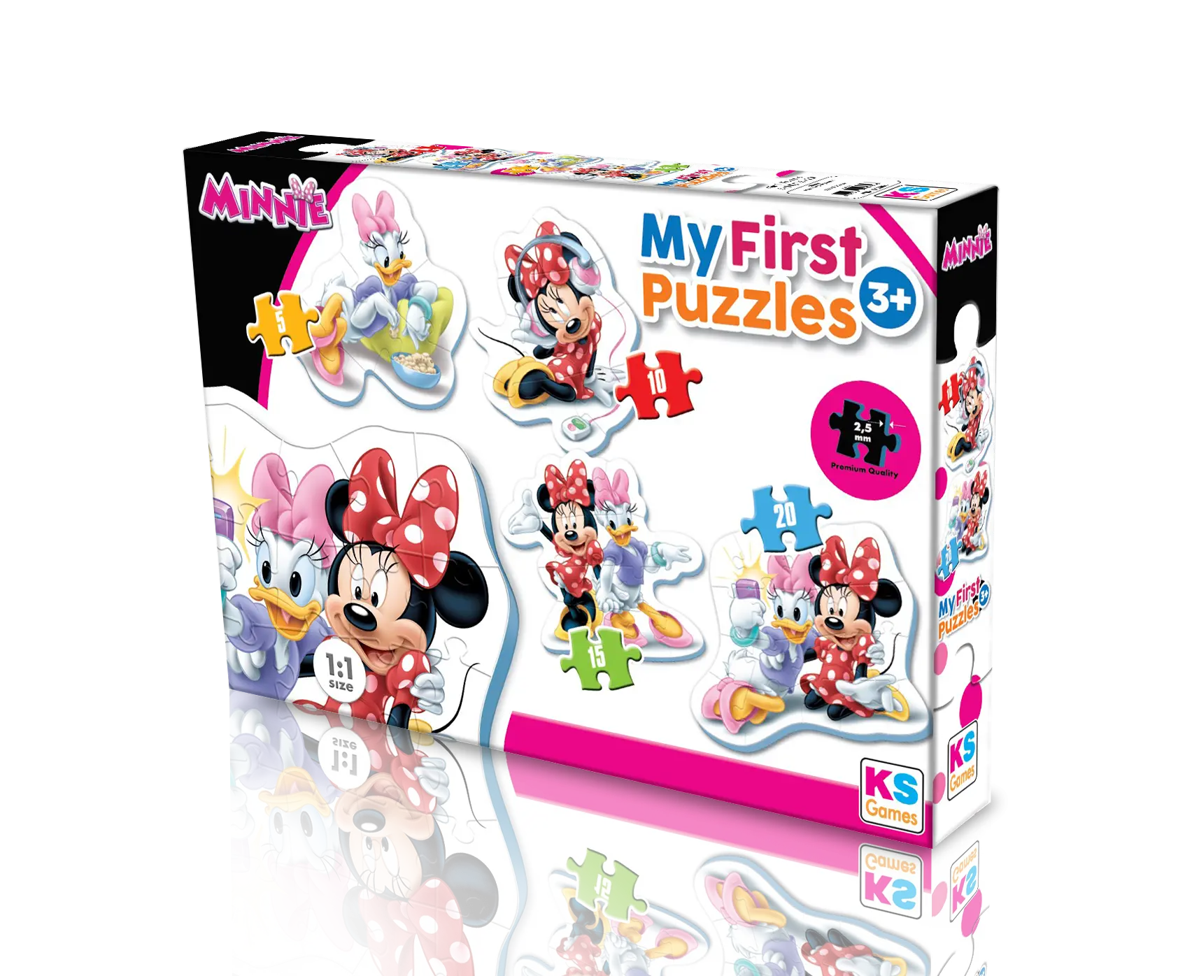 MyFirst CutOut Puzzles 4in1 Minnie Mouse