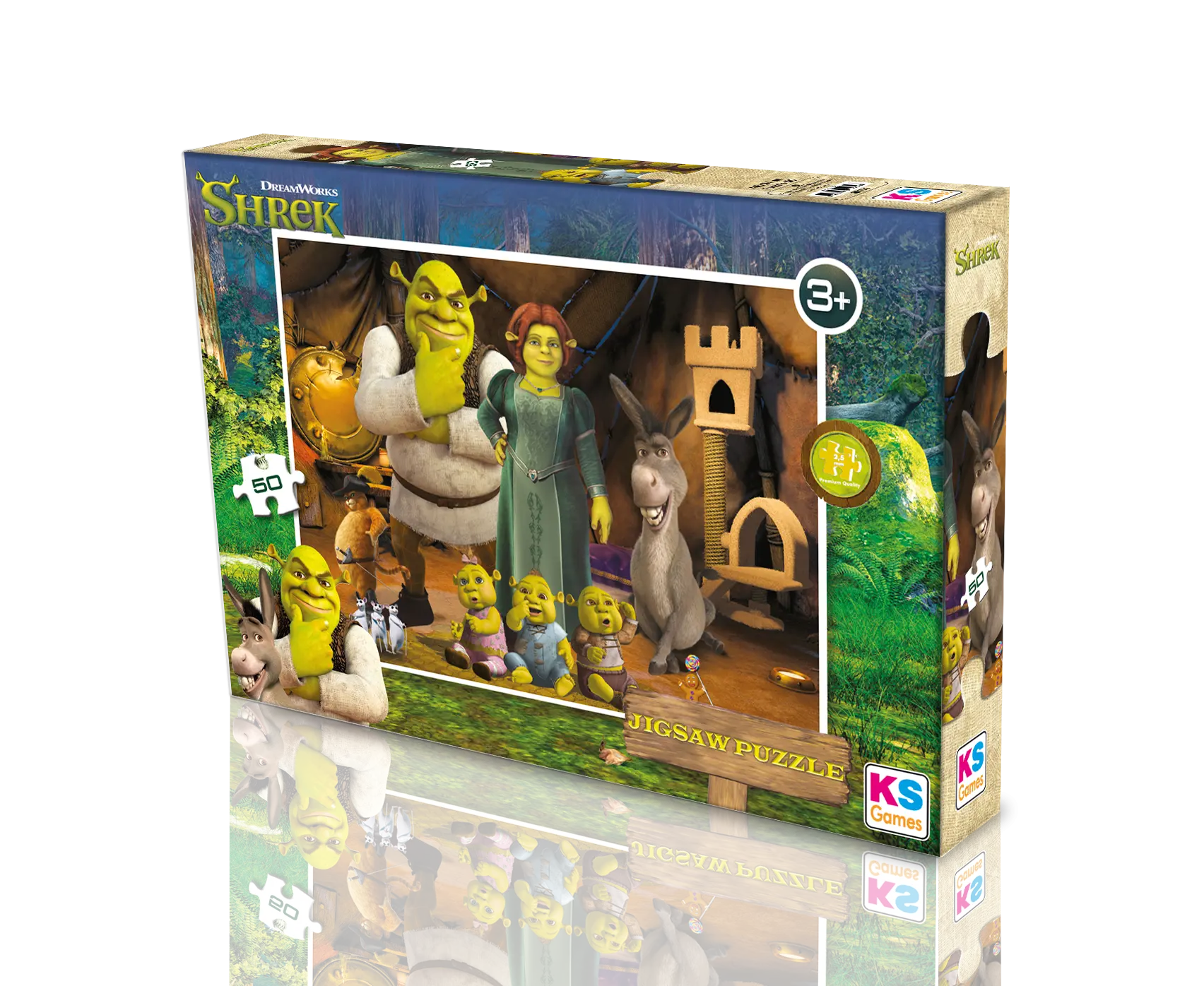 Shrek 50 Parça Puzzle