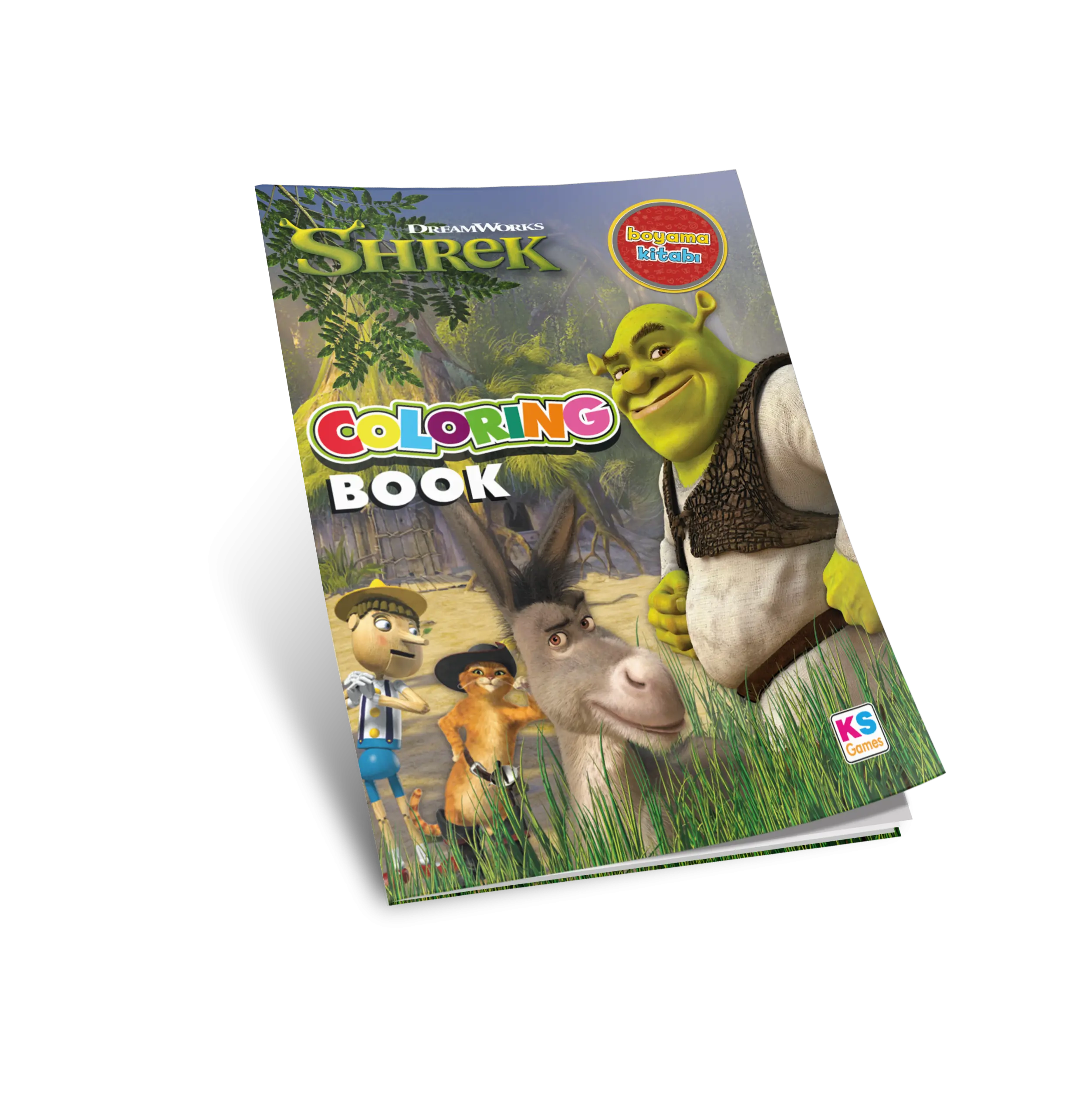 Shrek Aktiviteli Boyama Kitabı