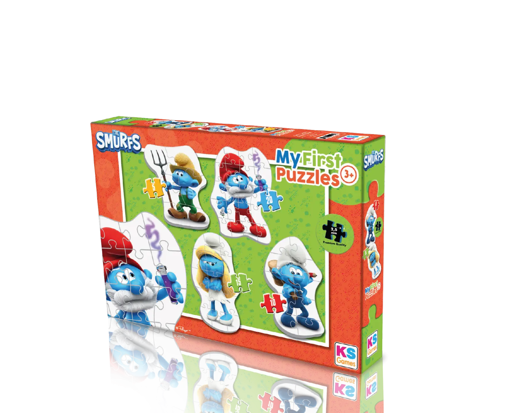 MyFirst CutOut Puzzles 4in1 Şirinler