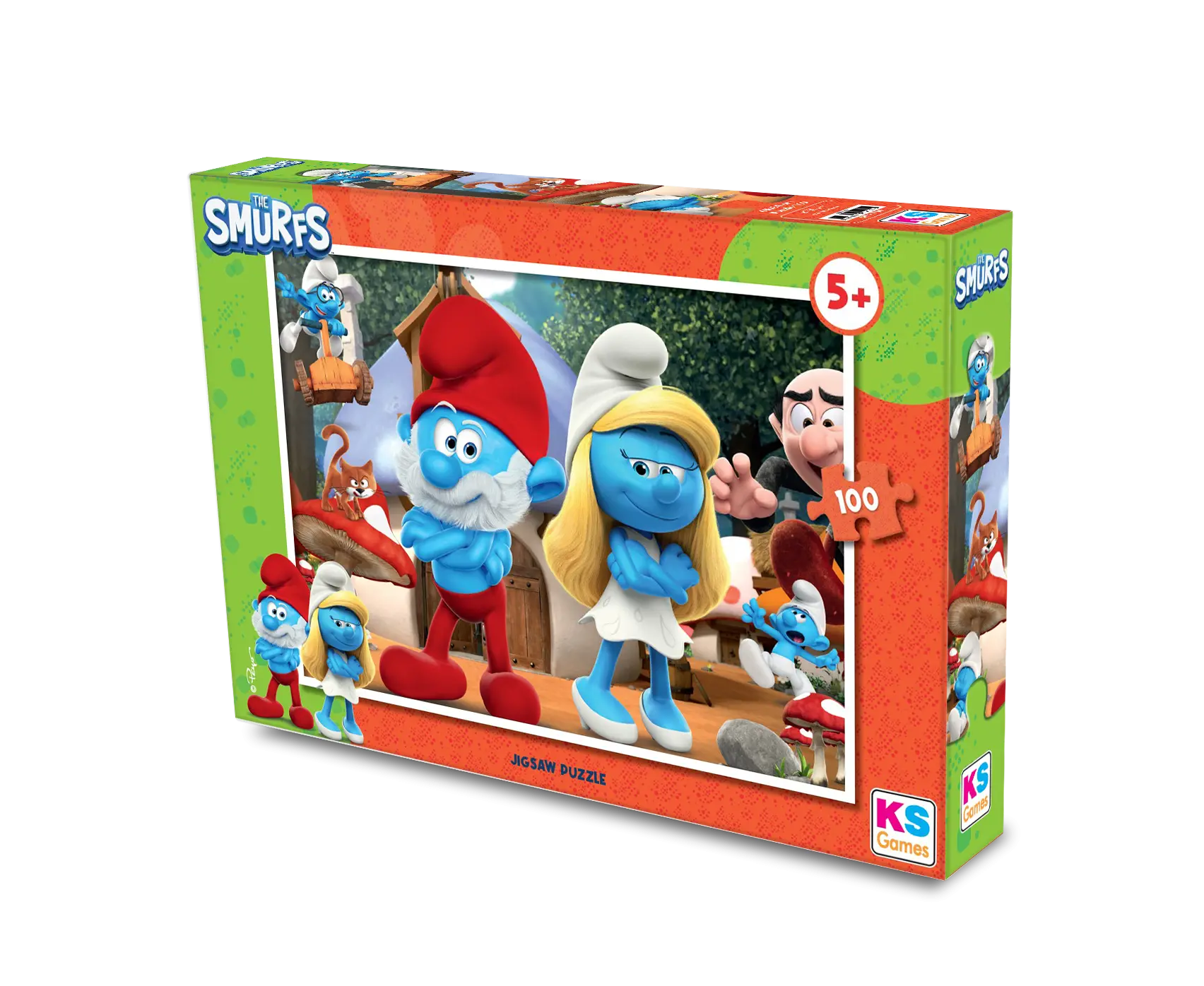 Şirinler 100 Parça Puzzle