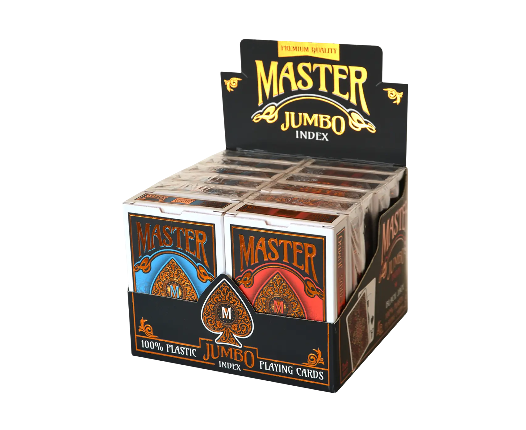 Master Jumbo İndex Plastik Oyun Kağıdı