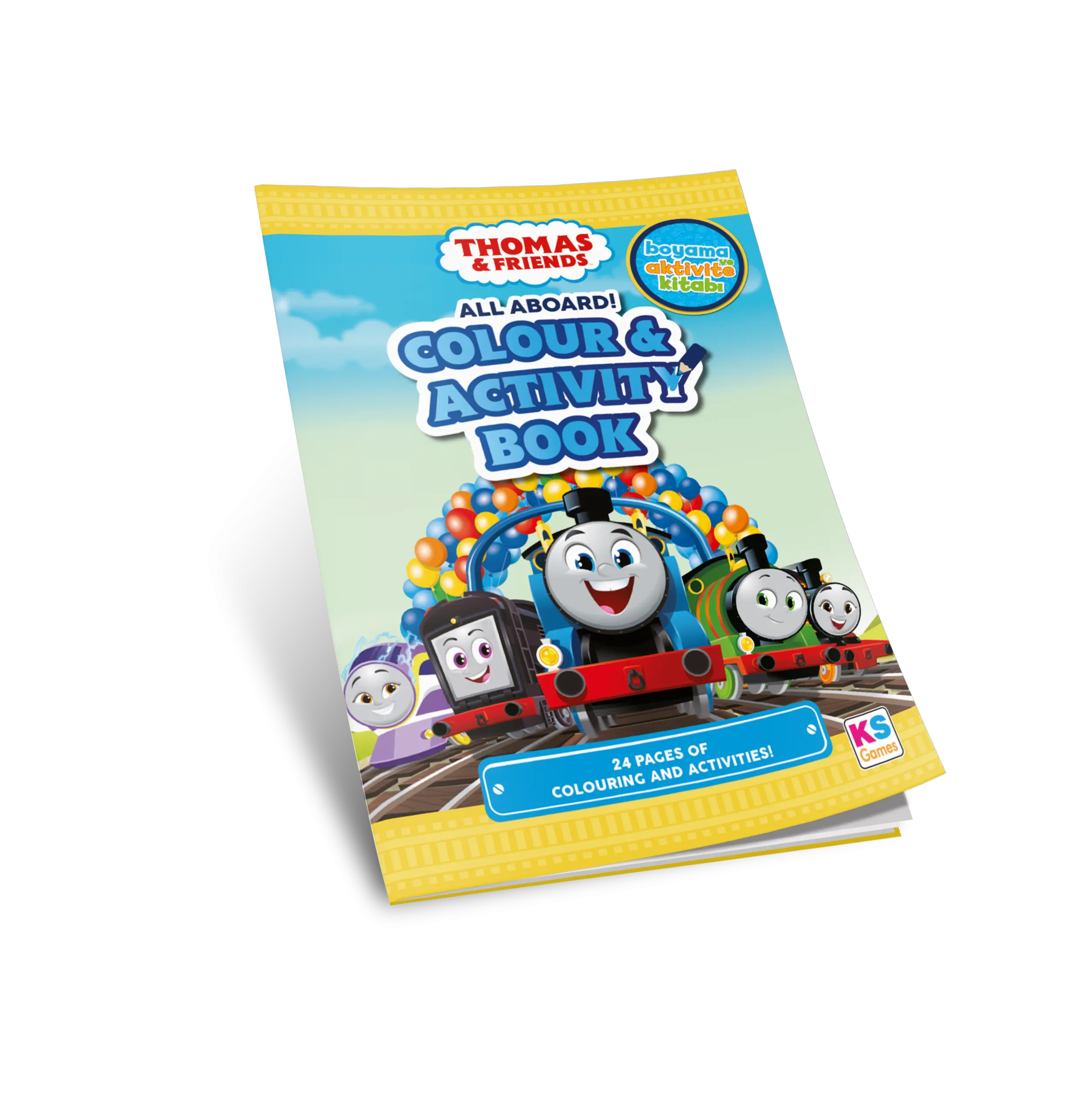 Thomas & Friends Aktiviteli Boyama Kitabı